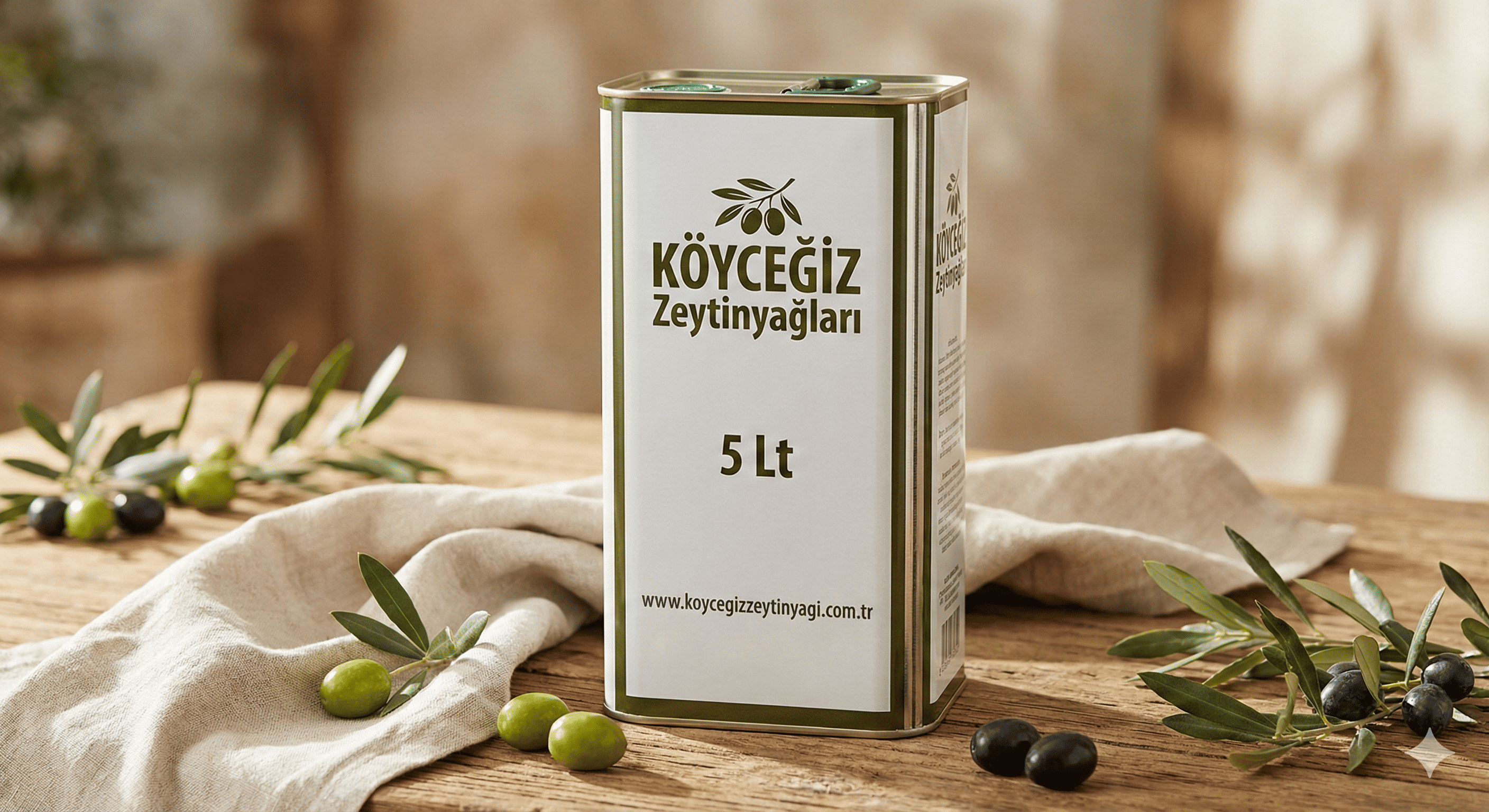 Köyceğiz Naturel Sızma Zeytinyağı 5L